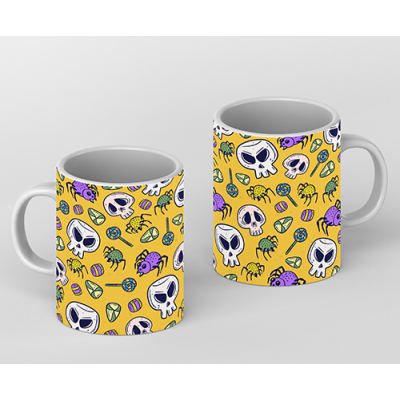 Керамична чаша HALLOWEEN - Skulls